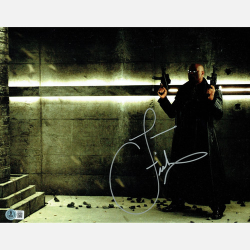 Laurence fishburne autograph - fishburne,